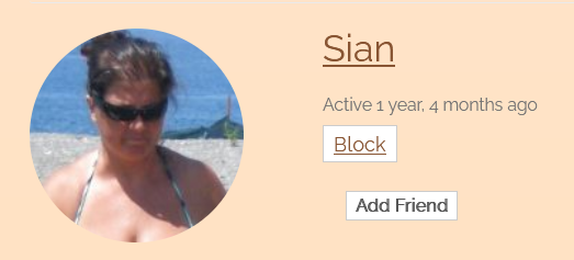 Sian last seen